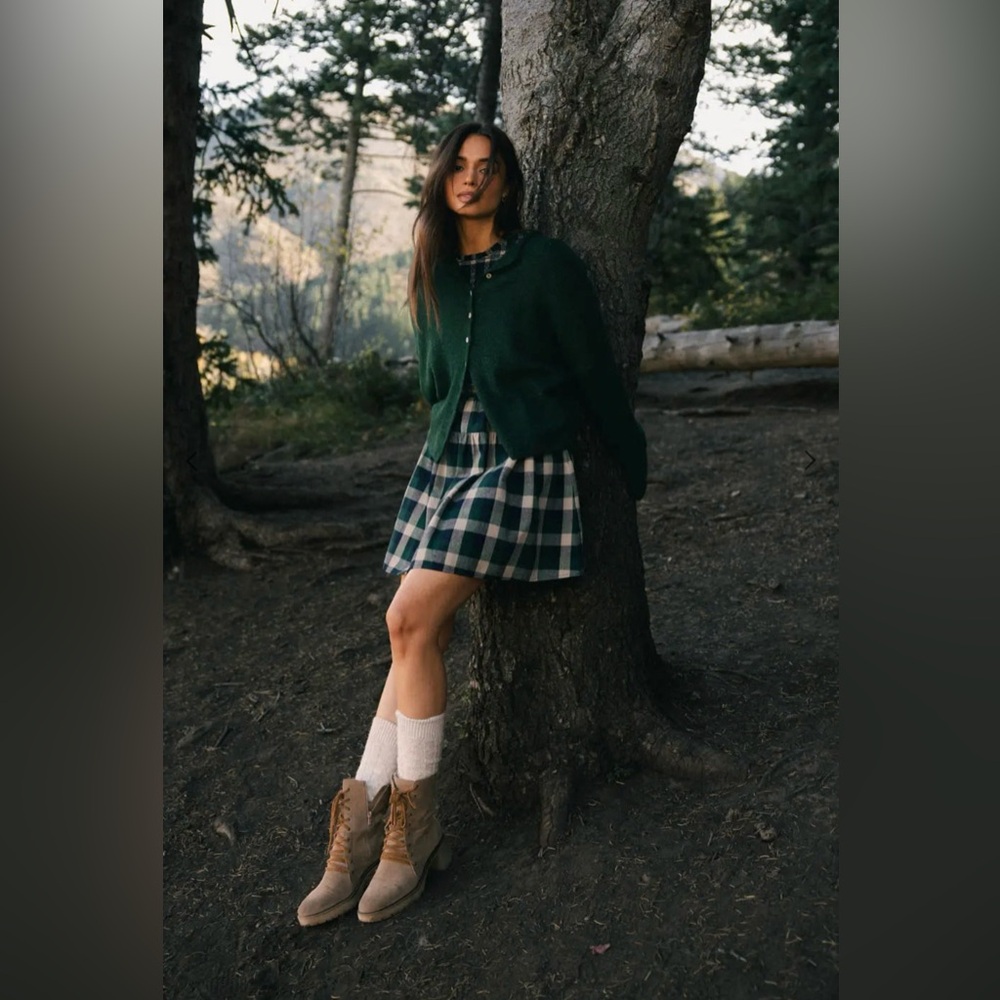 Bohme Emmett Plaid Smocked Mini
Dress